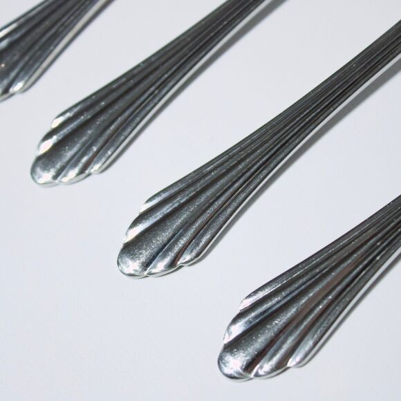 Vintage Retroneu Korea 18/8 Flatware & Serving Set 46 Pieces BARRINGTON - Picture 2 of 13